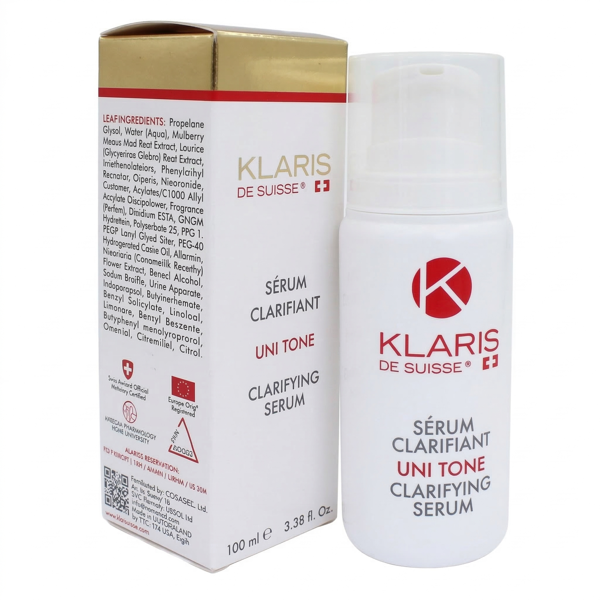 Klaris de Suisse Uni Tone Clarifying Serum